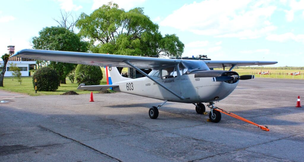 The US built Cessna T-41D "Mescalero". (Pilotoviejo)