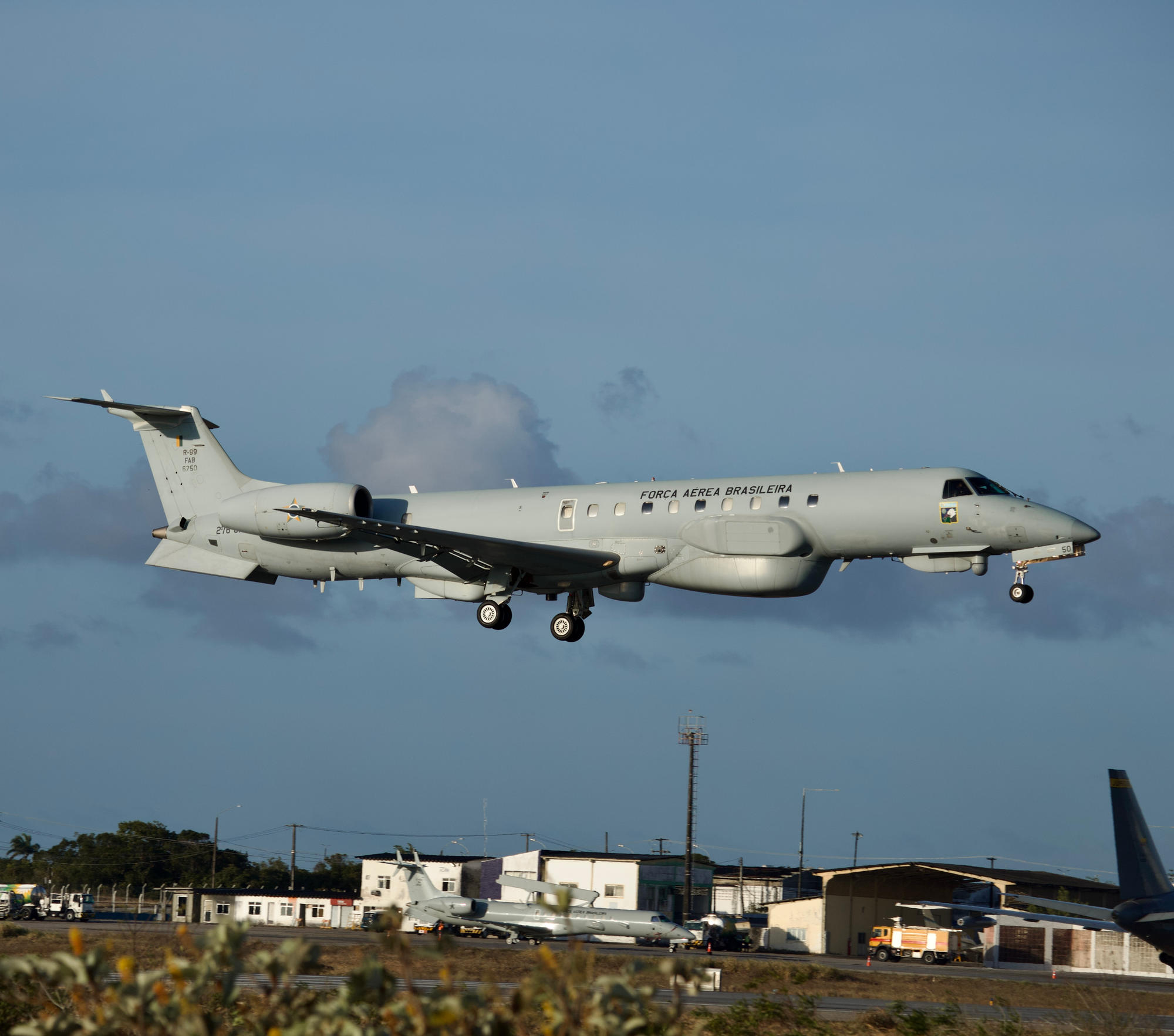 The FAB Embraer R-99 remote sensing aircraft, played crucial roles in the exercise, ensuring efficient coordination and communication among participants.