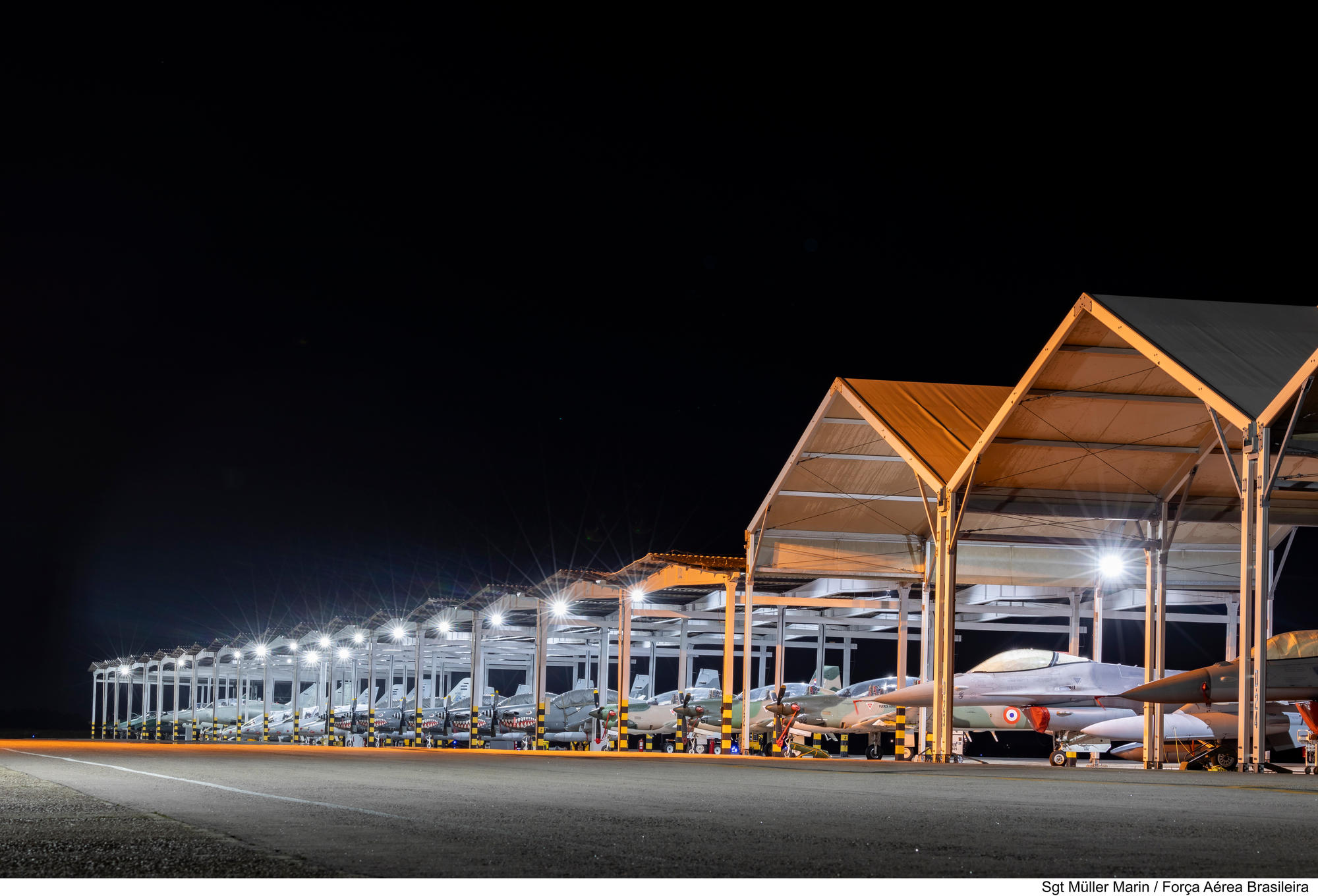 CRUZEX 2024 - Aircraft ready at the Natal Air Base (BANT)